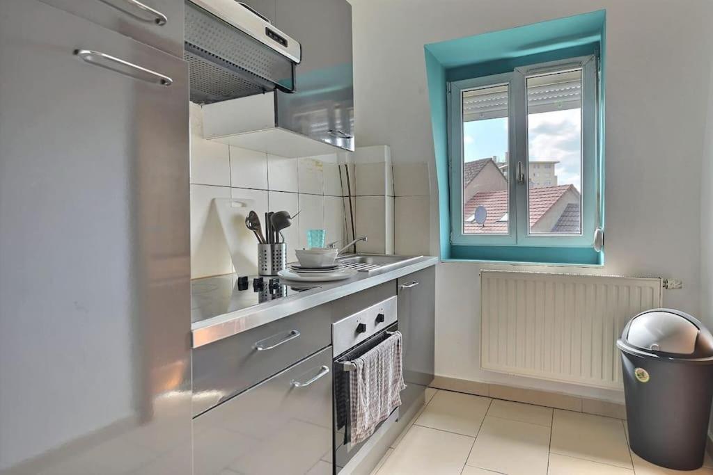 Appartement Charmant Tres Proche Centre-Ville, Parking Gratuits, Mulhouse Centre 外观 照片